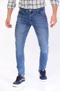 Erkek Jeans Pantolon Açıkmavi