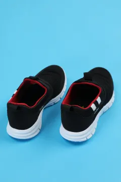 Anoraklı Çocuk Spor Ayakkabı Siyah
