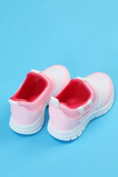 Anoraklı Kız Çocuk Spor Ayakkabı Beyazpembe