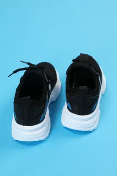 Bağcıklı Çocuk Spor Ayakkabı Siyahsaks