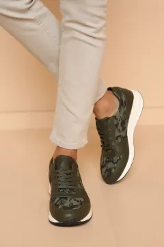 Bağcıklı Erkek Ayakkabı Kamuflaj