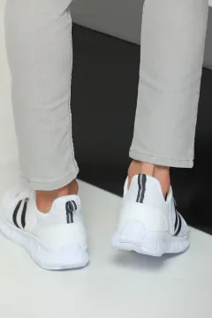 Erkek Bağcıklı Anatomik Spor Ayakkabı Beyaz