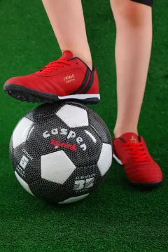 Genç Erkek Çocuk Halısaha Futbol Ayakkabısı Bordo