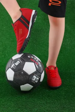 Genç Erkek Çocuk Halısaha Futbol Ayakkabısı Bordo