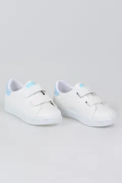 Cırtlı Çocuk Ayakkabı Beyazmavi