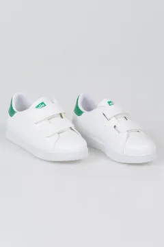 Cırtlı Çocuk Ayakkabı Beyazyeşil