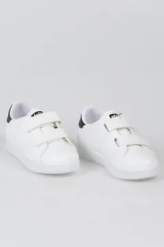 Cırtlı Çocuk Ayakkabı Beyazsiyah
