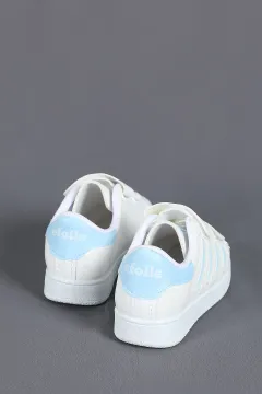 Cırtlı Çocuk Spor Ayakkabı Beyazmavi