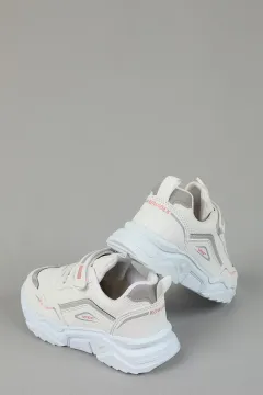 Cırtlı Çocuk Spor Ayakkabı Beyazfüme