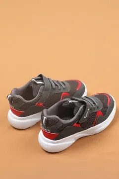 Cırtlı Çocuk Spor Ayakkabı Fümekırmızı
