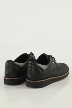 Erkek Bağcıklı Klasik Günlük Ayakkabı Siyah