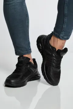 Erkek Bağcıklı Spor Ayakkabı Siyah