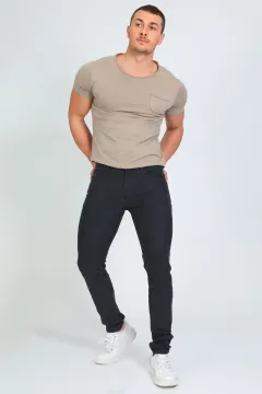 Erkek Jeans Pantolon Füme