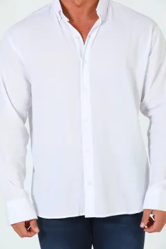 Erkek Uzun Kol Gömlek Beyaz