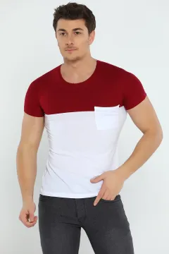 Garnili Cepli Erkek T-shirt Bordo