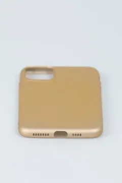Iphone 11 Pro Max Premium Silikon Kılıf Gold