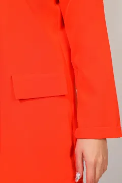Kadın Astarsız Basic Ceket Orange