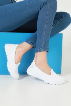 Kadın Bağcıksız Günlük Ayakkabı Beyaz