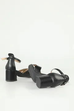 Kadın Topuklu Sandalet Siyah