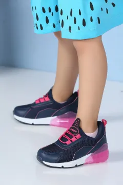 Kız Çocuk Spor Ayakkabı Lacivertfuşya