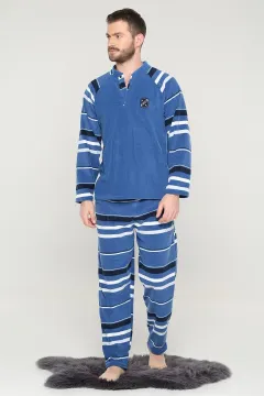 Polar Erkek Pijama Takım İndigo