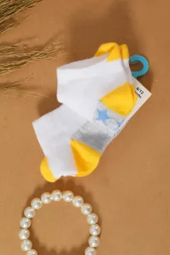 Defne Erkek Bebek 2'li Çorap Sarı