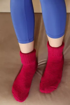 Şirin Soket Havlu Çorabı ( 36-40 ) Fuşya