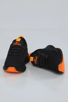 Çocuk Triko Spor Ayakkabı Siyahorange