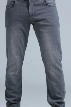 Tek Düğmeli Erkek Pantolon Füme