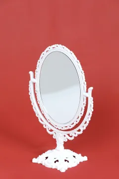 Xp Oval Makyaj Aynası J-8 Beyaz