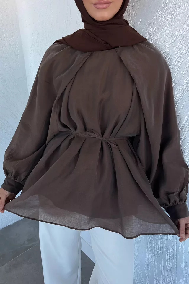 İç Astarlı Salaş Tesettür Bluz