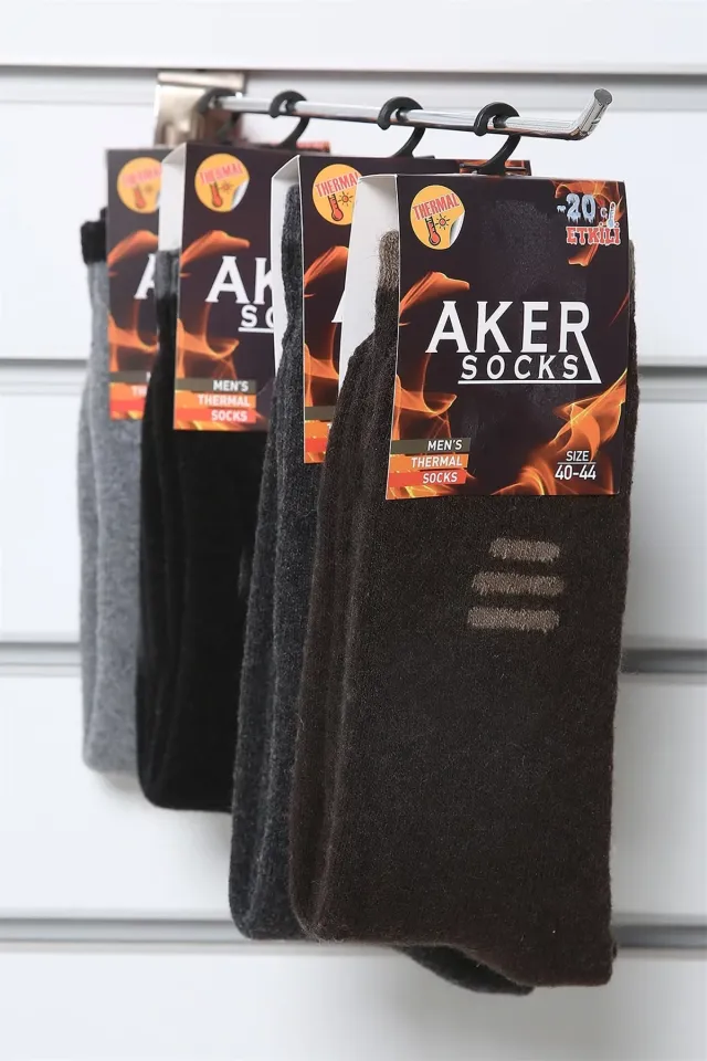 Aker Thermal Bay Çorap ( 40-44 ) Kahve