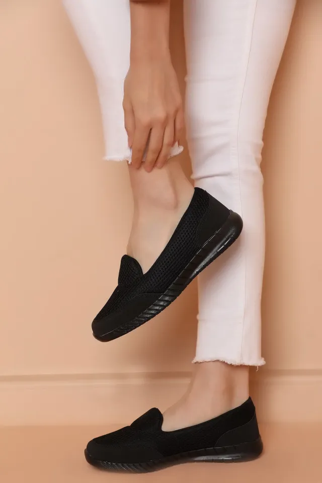 Kadın Anaroklu Spor Ayakkabı Siyah
