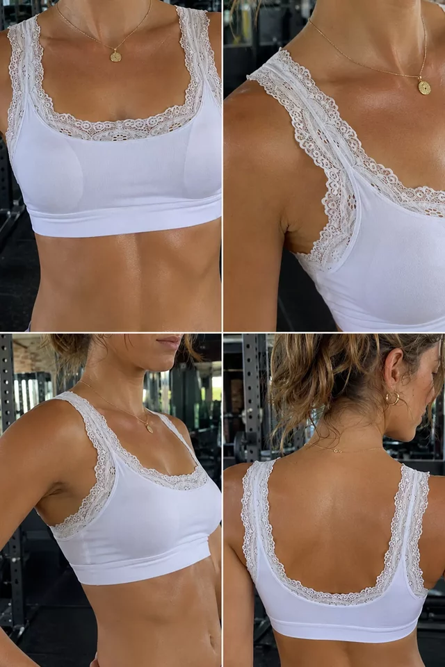 Bambu Pedli Dantelli Büstiyer
