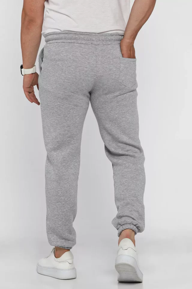 Bel Ve Paça Lastikli Üç İplik Jogger Eşofman Alt