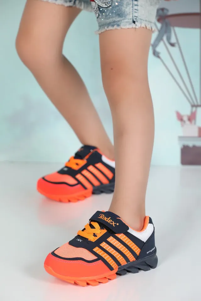 Cırtlı Çocuk Spor Ayakkabı Orange