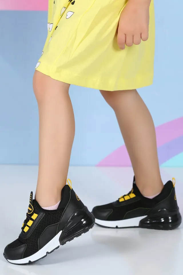 Çocuk Spor Ayakkabı Siyahsarı