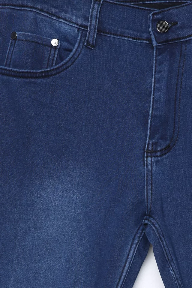 Erkek İçi Polarlı Jean Kot Pantolon