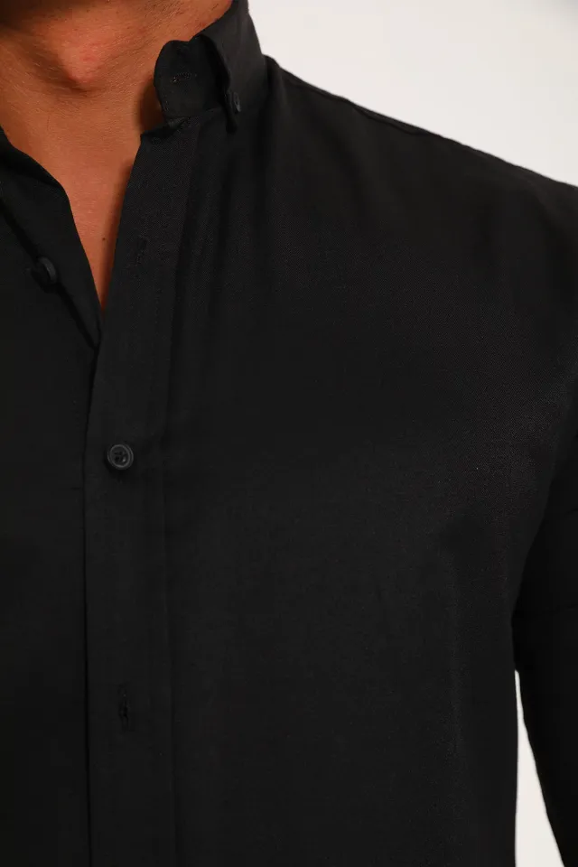 Erkek Basic Gömlek Siyah