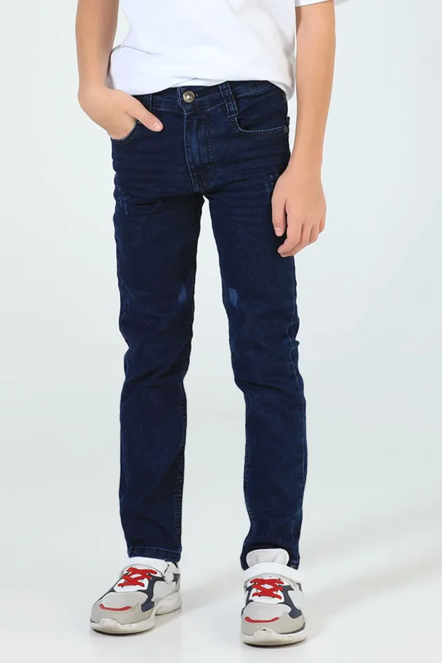 Erkek Çocuk Jeans Pantolon Lacivert