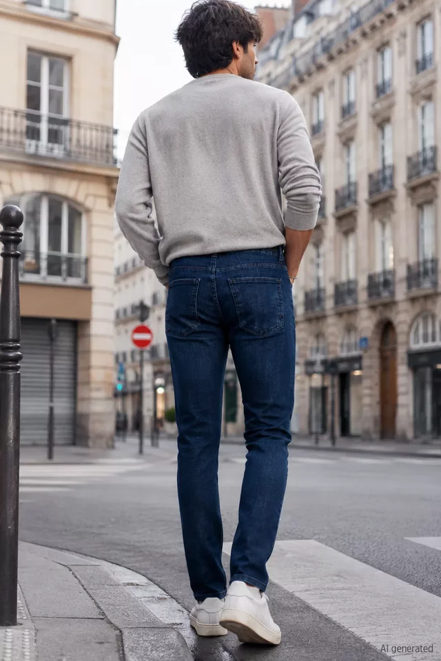 Erkek Jean Kot Pantolon - 2