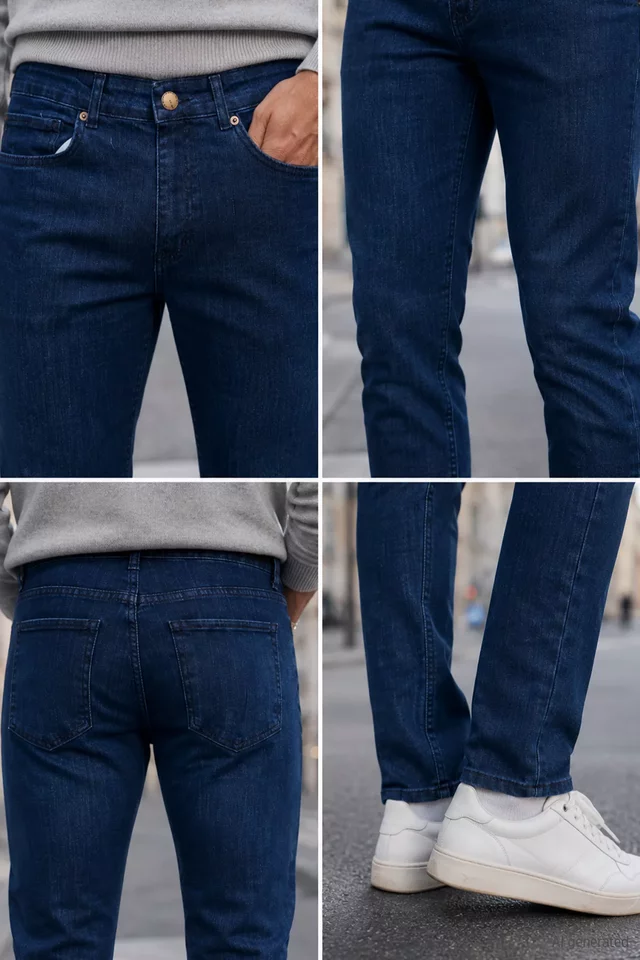 Erkek Jean Kot Pantolon