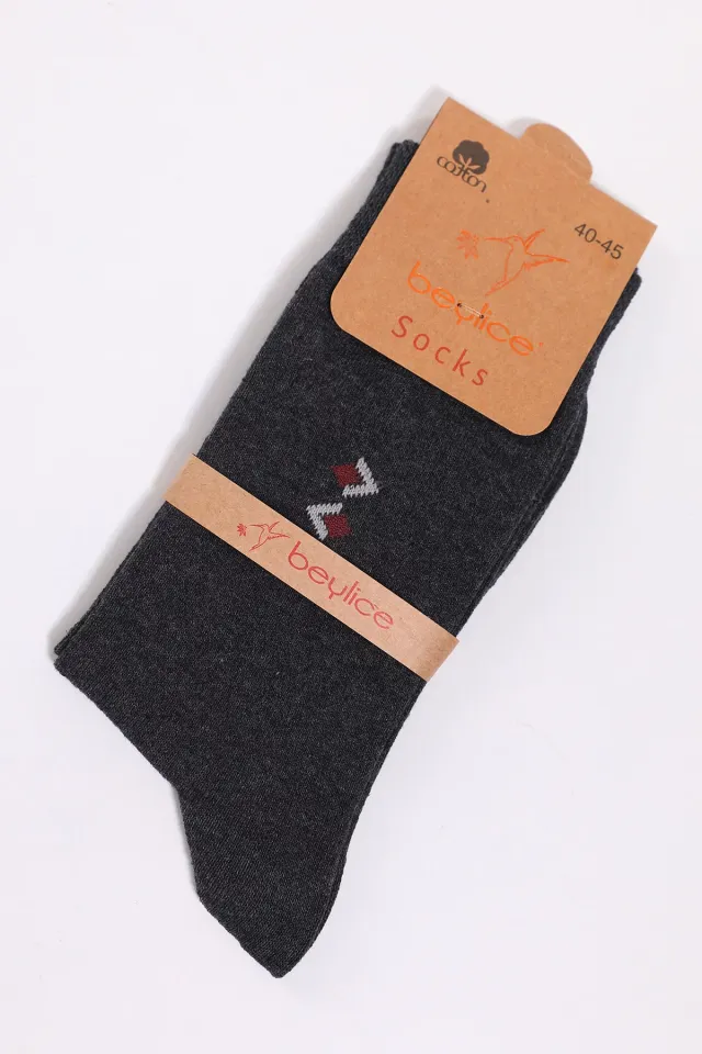 Erkek Soket Çorap (40-45 Uyumludur) Antrasit