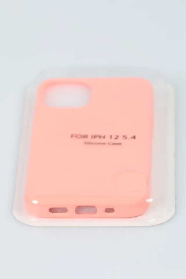 Iphone 12 Mini Premium Silikon Kılıf Somon
