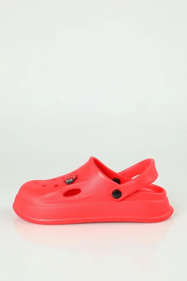 Kadın Confort Rahat Sandalet Terlik Kırmızı