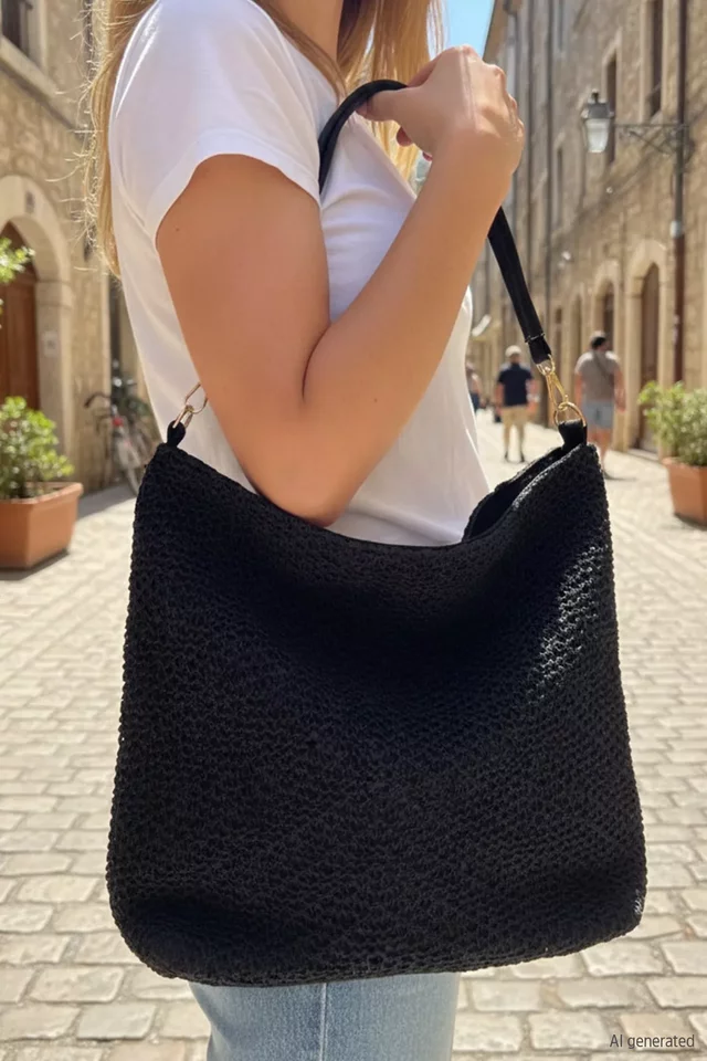 Kadın Hasır Günlük Çanta - 2