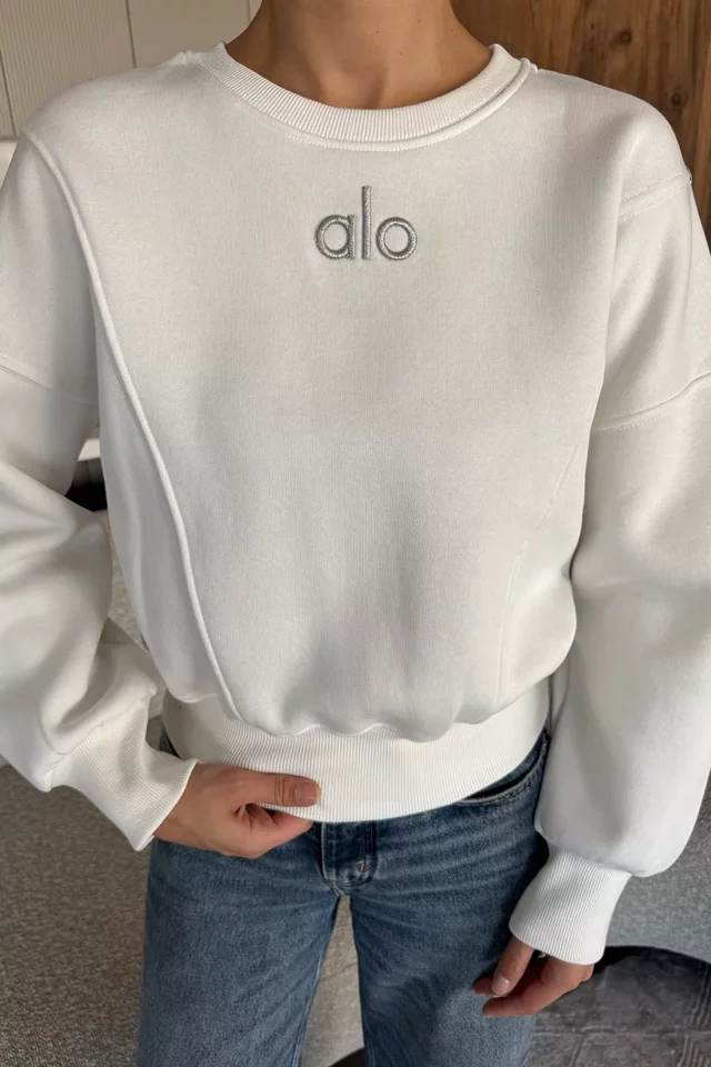 Kadın Nakışlı Üç İplik Şardonlu Sweatshirt (s-m-l Uyumludur) - 1