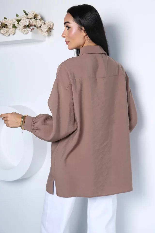 Kadın Oversize Basic Gömlek
