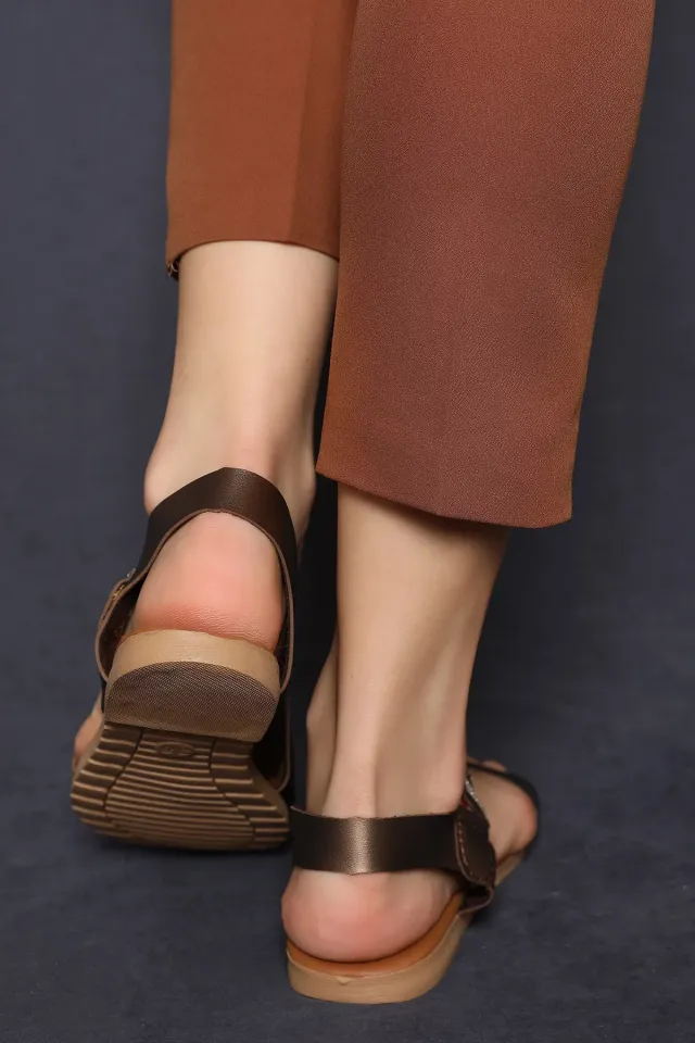 Kadın Sandalet Bakır