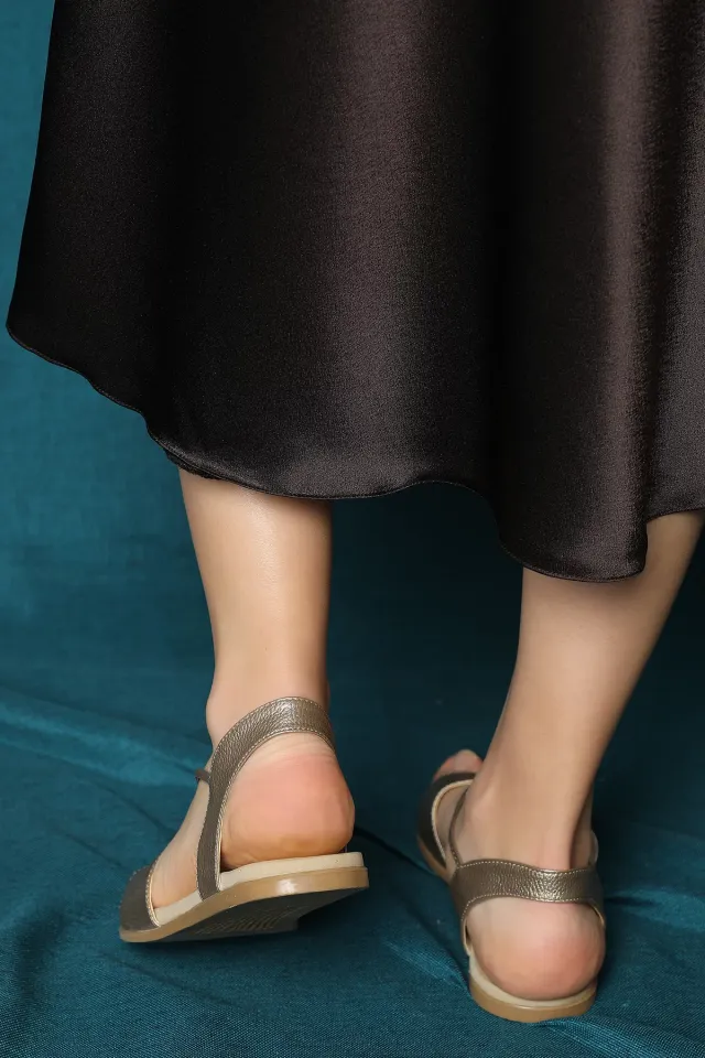 Kadın Sandalet Bronz